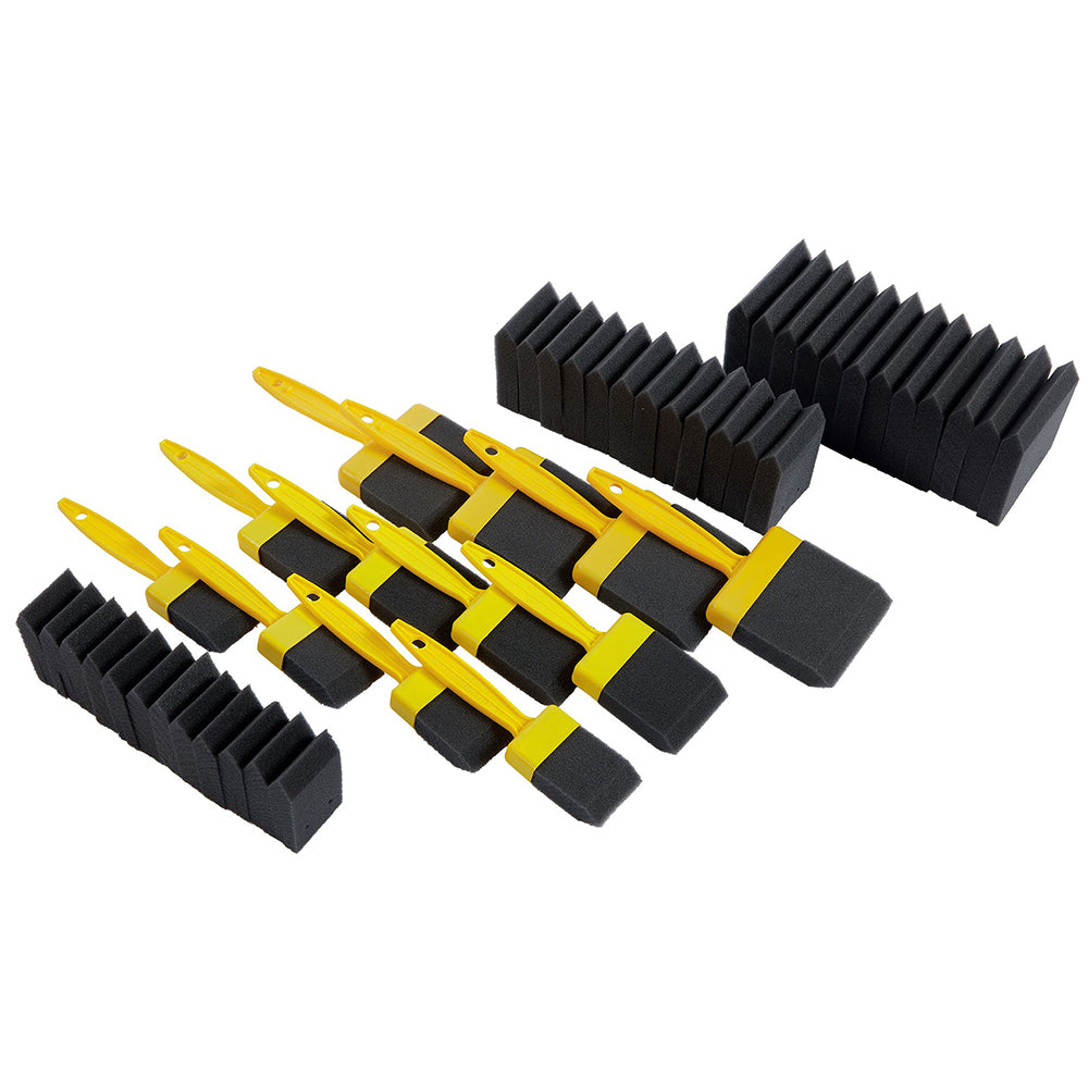 48 Piece Foam Brush Value Pack