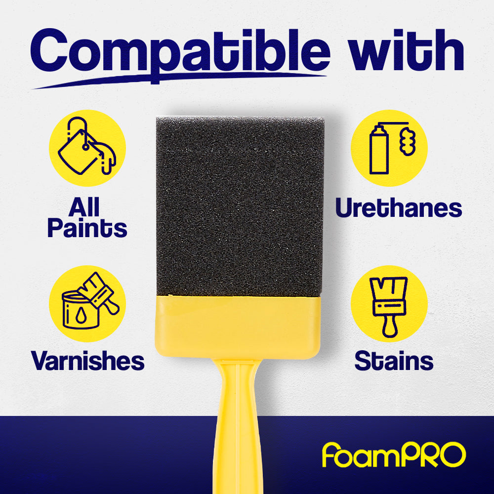 48 Piece Foam Brush Value Pack