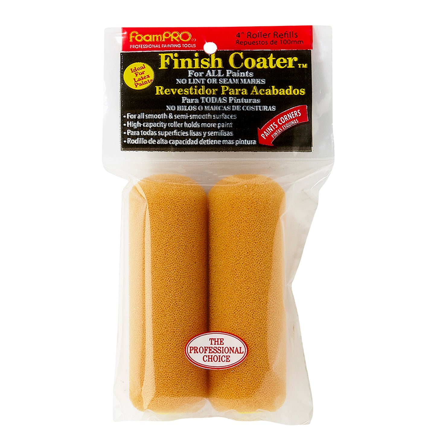 4" Mini Roller Refills (2)