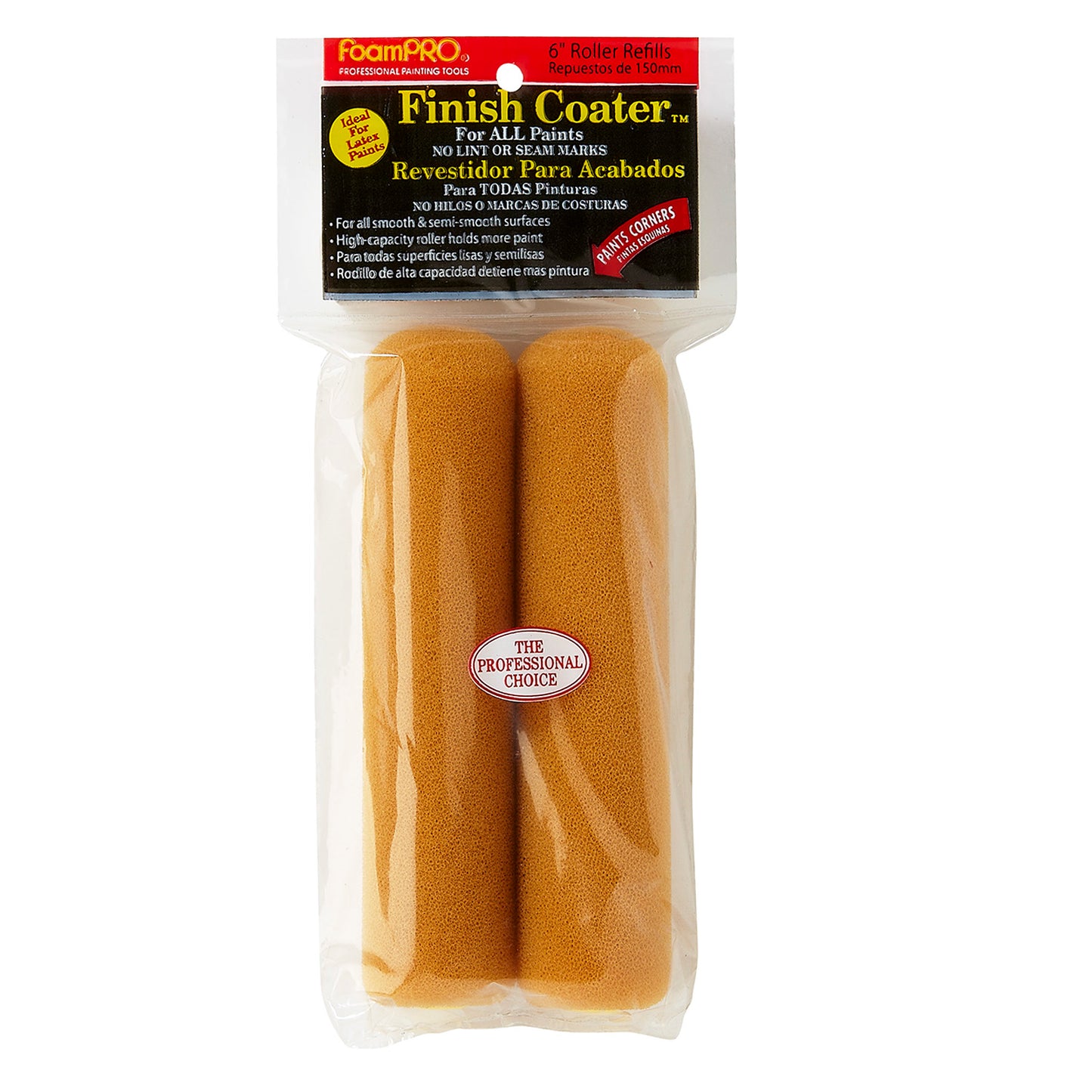 6" Mini Roller Refills (2)