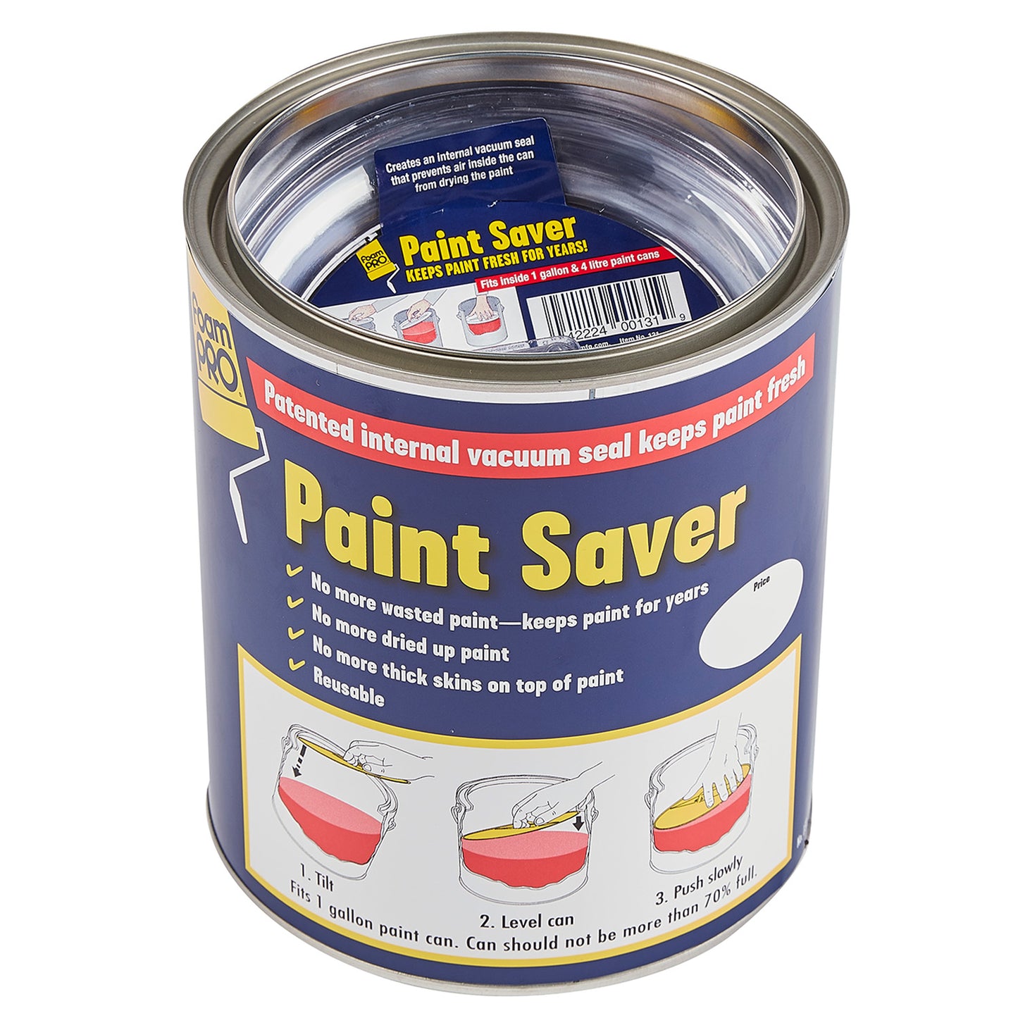 Leftover Paint Saver - Protects Paint From Air Inside Cans