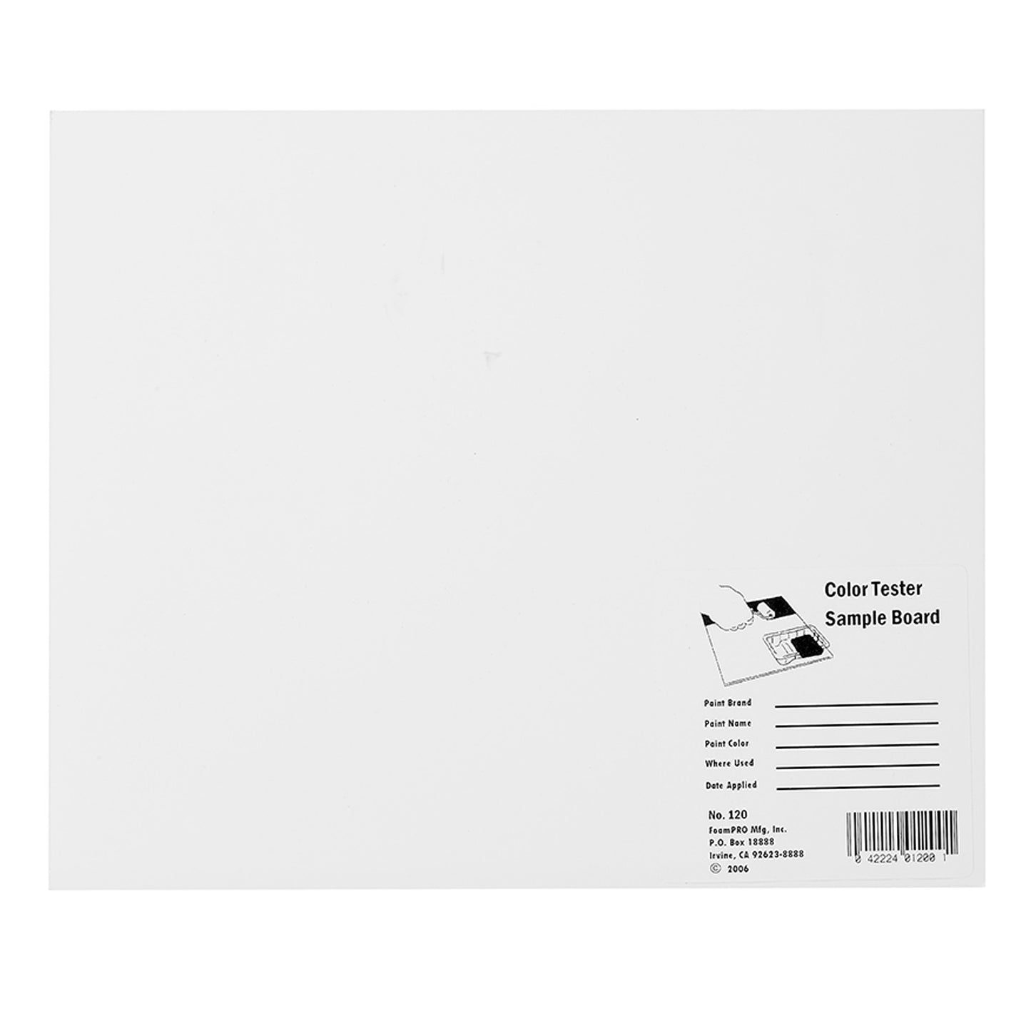 Color Tester Sample Board