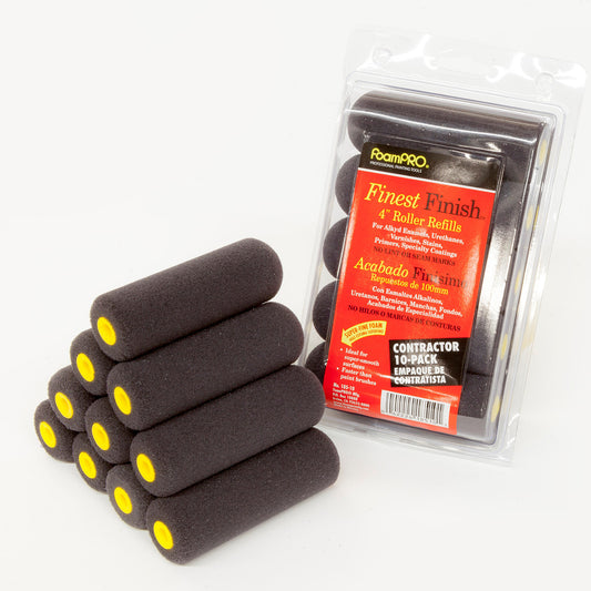 4" Mini Roller Refills (high-density foam) (10)
