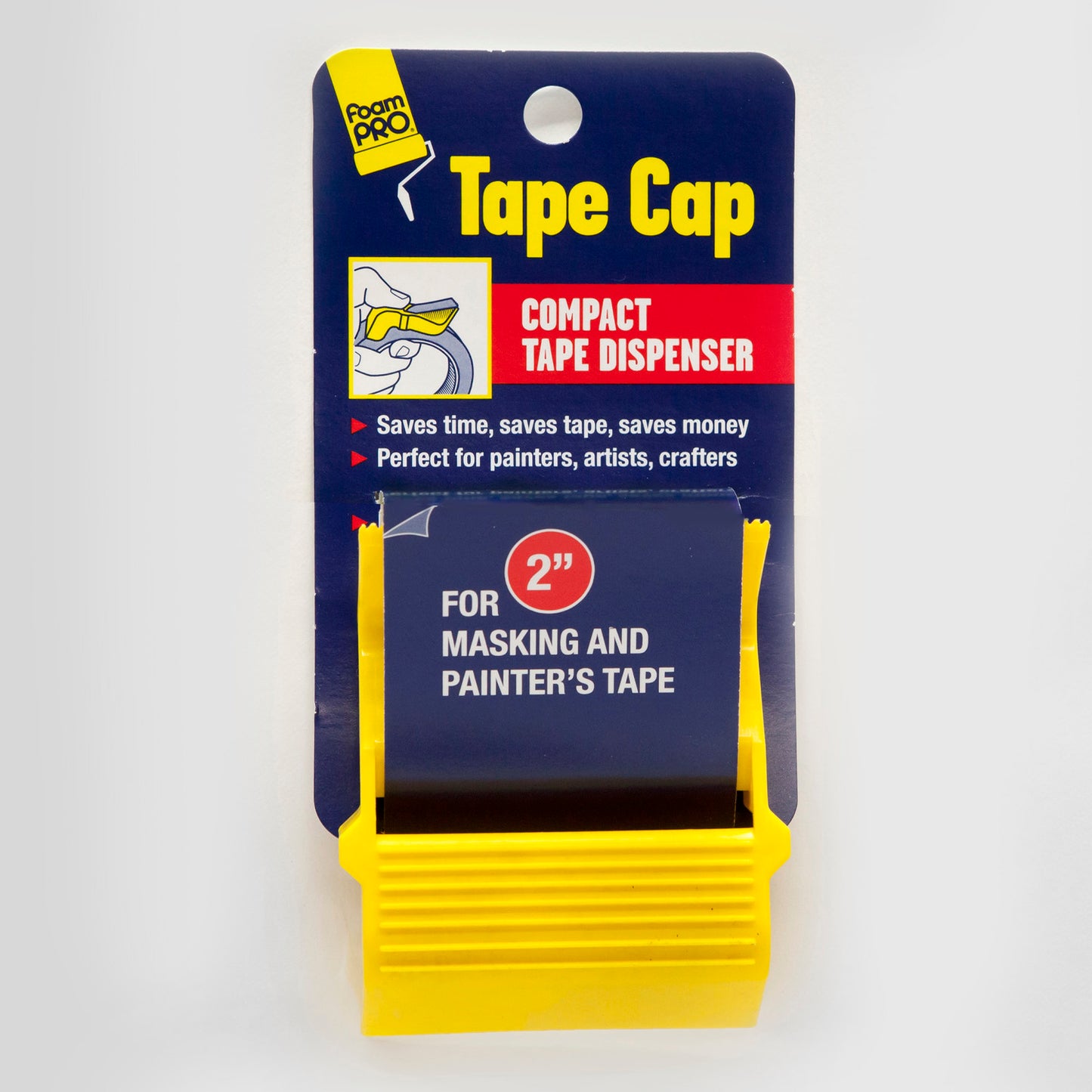2" Tape Cap Compact Tape Dispenser