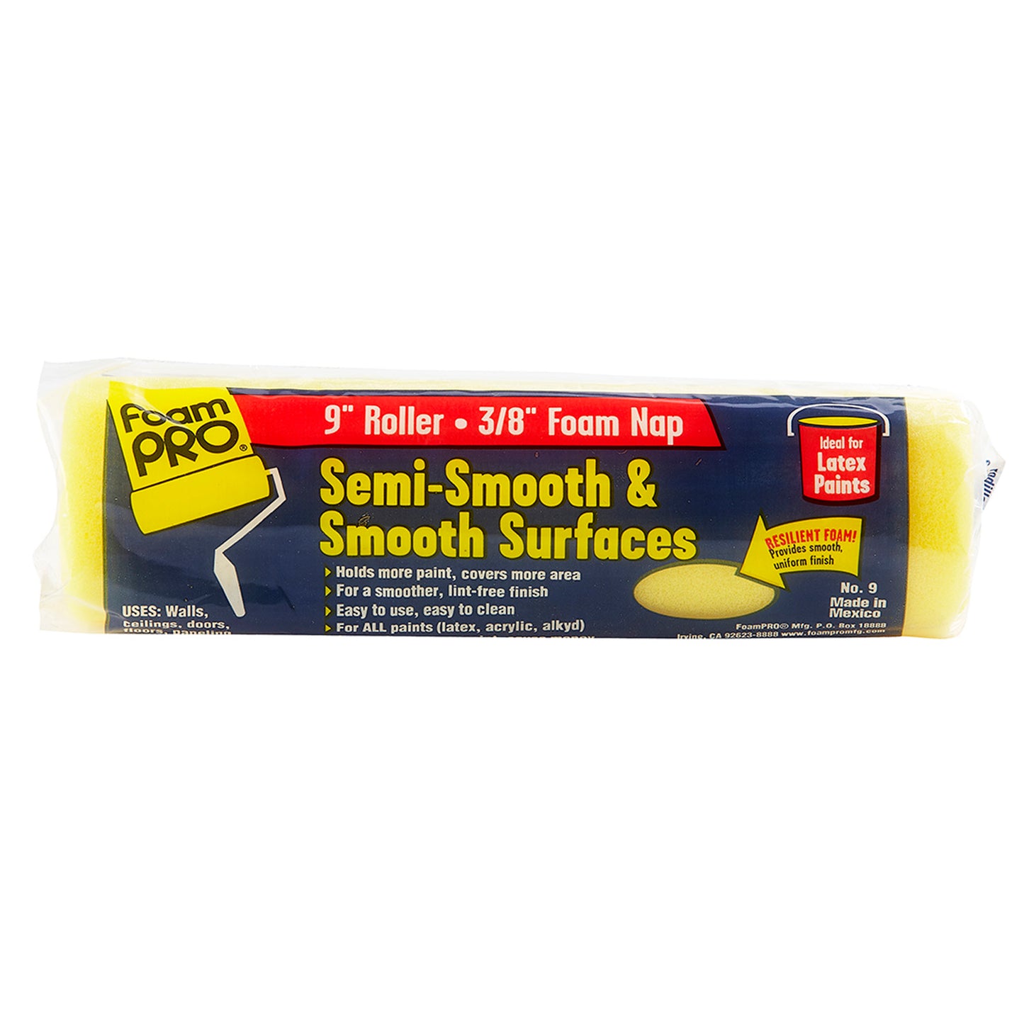 9" x 3/8" Smooth & Semi-Smooth Coater