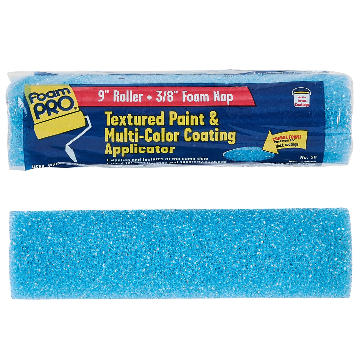 9" x 3/8" Texture Paint Applicator