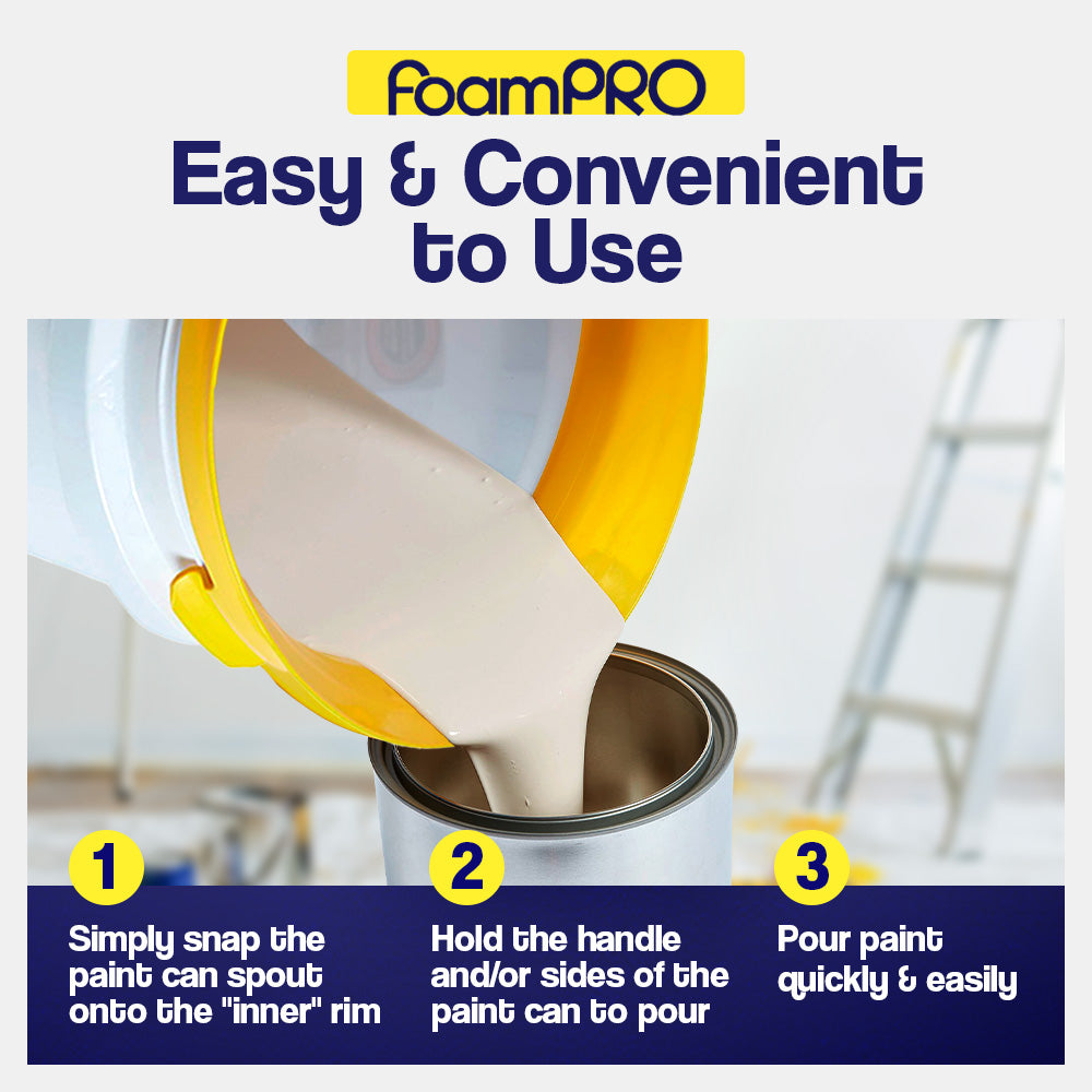 Foam Pro Fits-All Paint Can Spout - Customer Review - Demonstration 