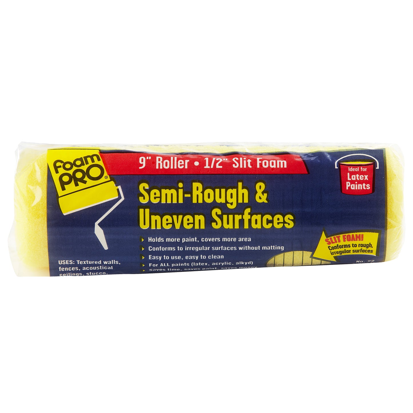 9" x 1/2" Semi-Rough Coater (Slit-Foam)