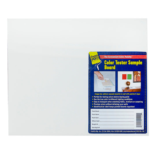 Color Tester Sample Board