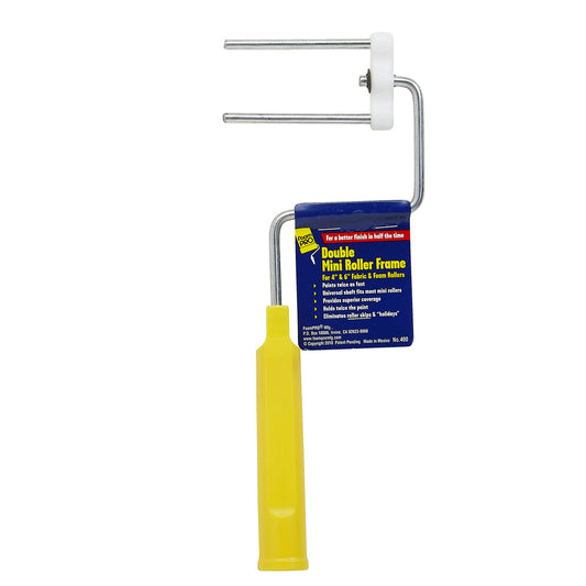 Double-Mini Roller Frame (for 4" - 6 1/2" Rollers)