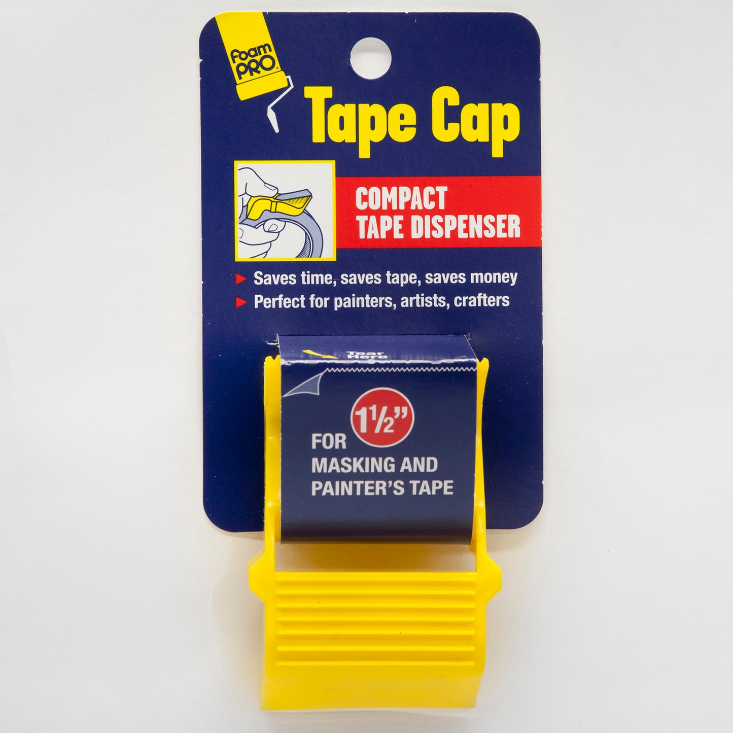 1 1/2" Tape Cap Compact Tape Dispenser