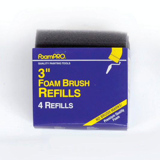 3" Refillable Foam Brush