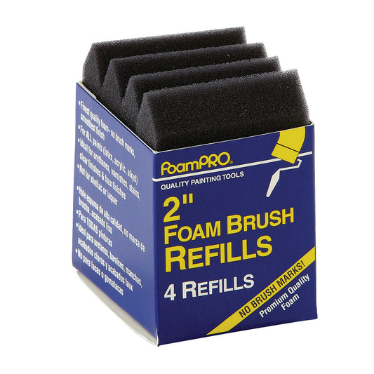 4 Pack 2" Foam Brush Refills Premium quality Foam